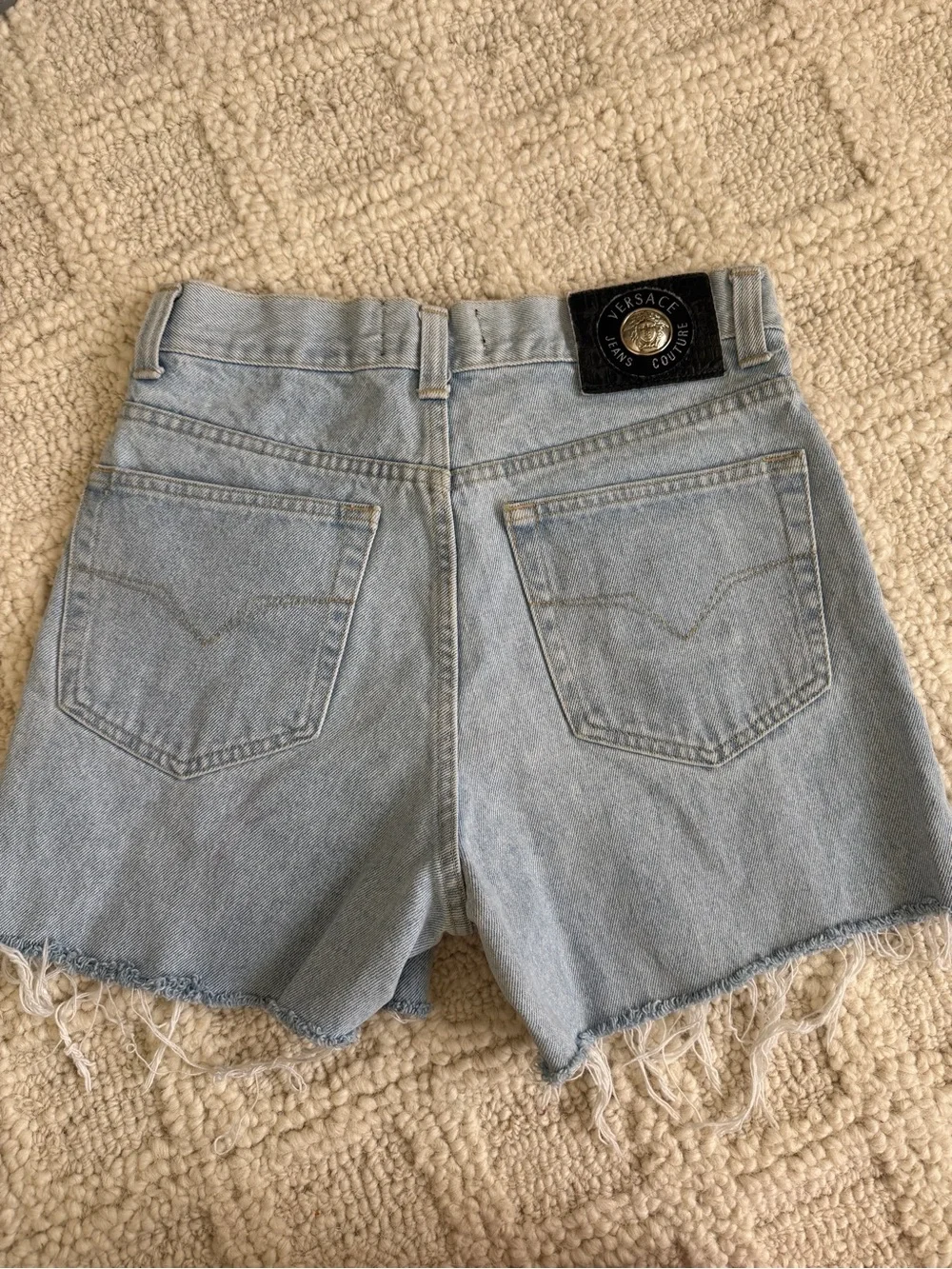Versace denim shorts